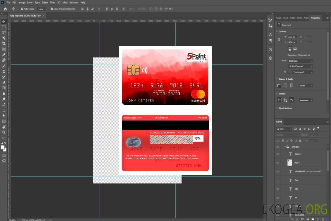 Carte bancaire Mastercard USA Texas 5Point Credit Union template Carte bancaire Mastercard USA Texas 5Point Credit Union template
